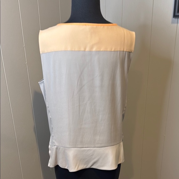 Ann Taylor Women's 8 Tank Top with Orange and Gray Design - Picture 6 of 7
